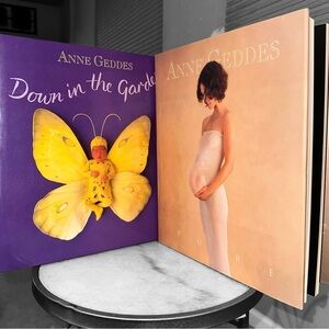 Anne Geddes Photography Books - Down in the Garden and Pure